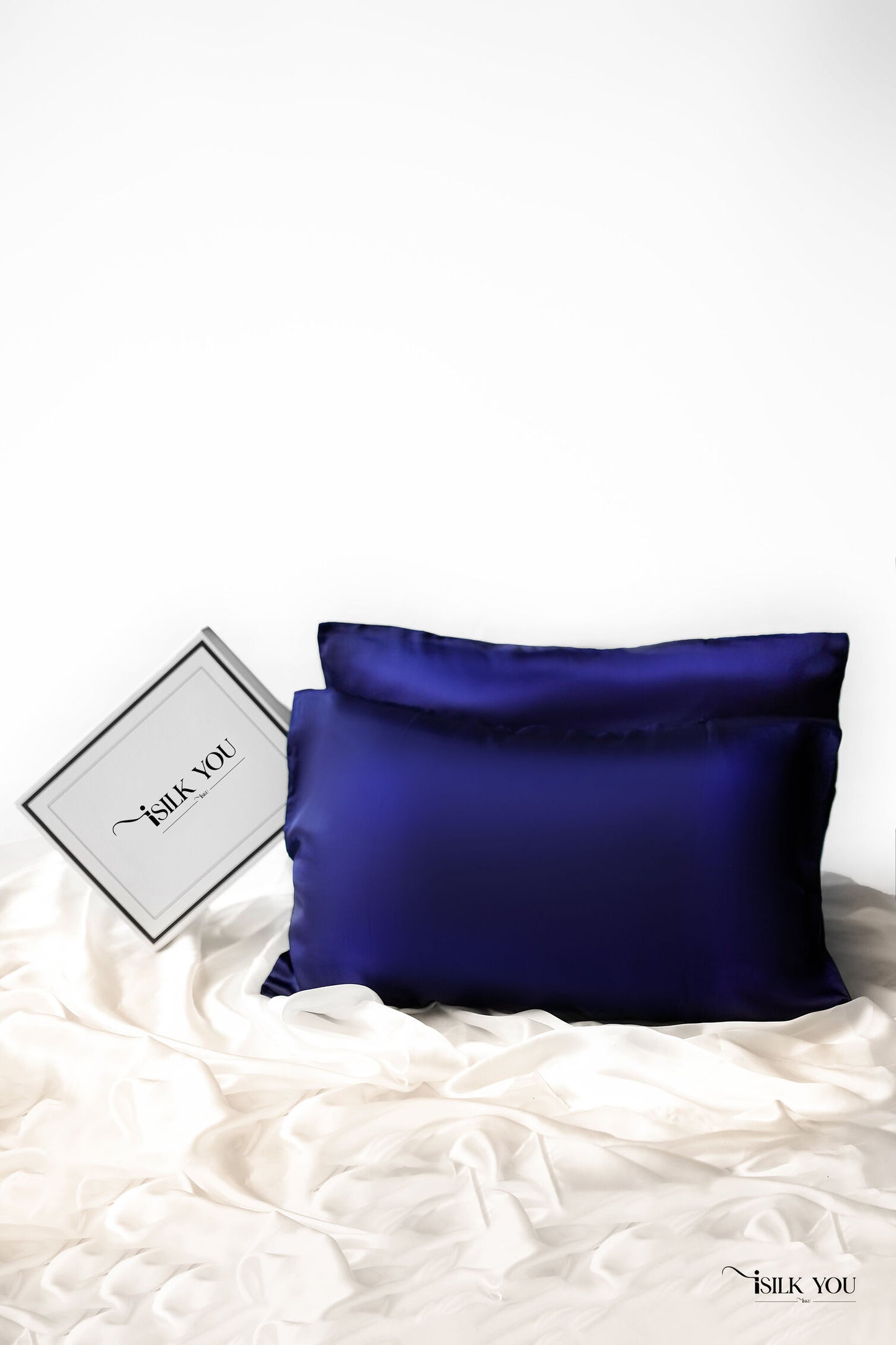 Luxurious Silk Pillowcase - Blue